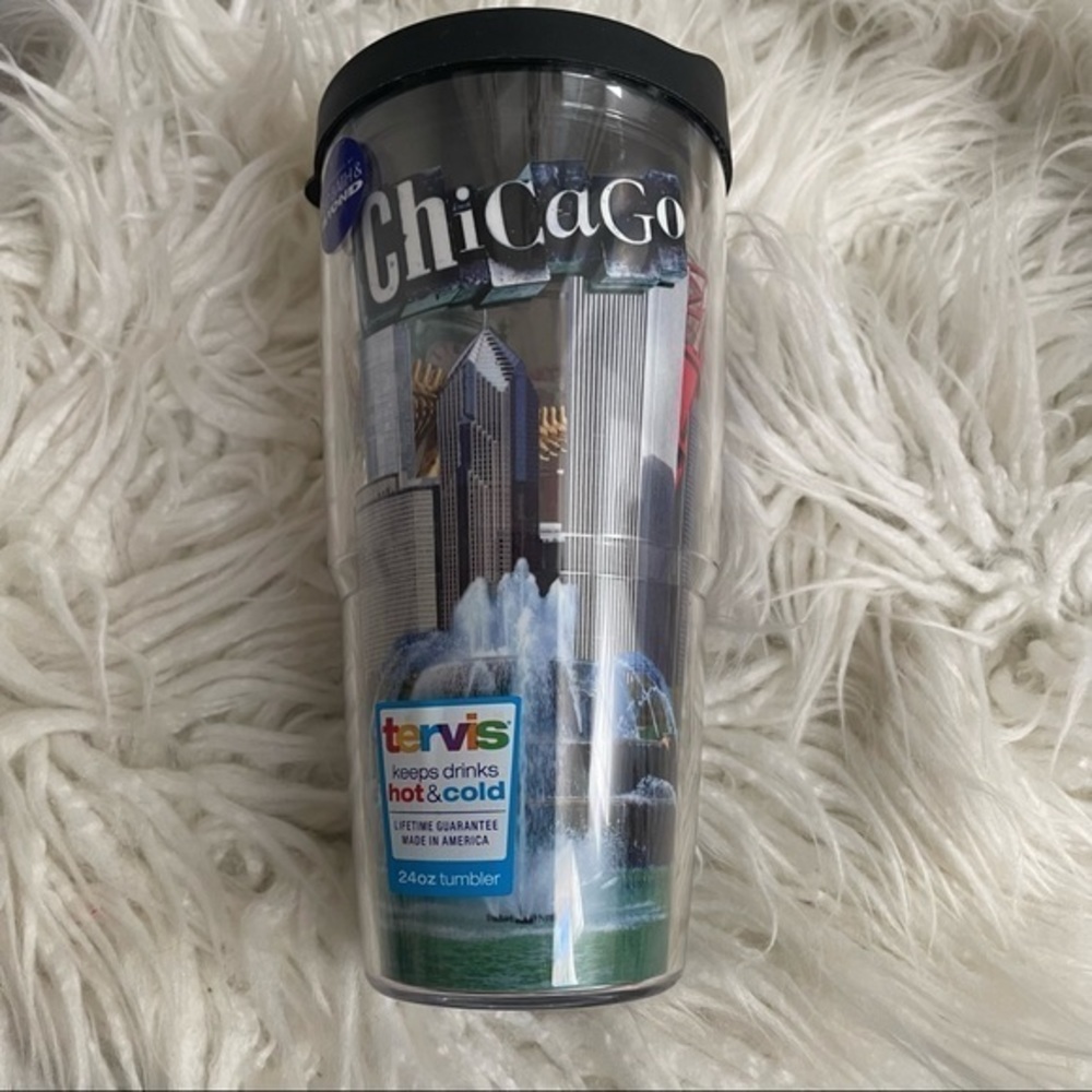 Tervis limited edition Chicagoโ hot cold insulated tumbler with lid 24oz NWT